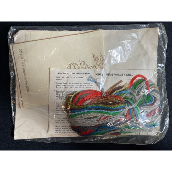 2 Needlepoint Kits, The Creative Circle: Pine Valley Mill & Stoney Creek Bridge - Picture 8 of 9